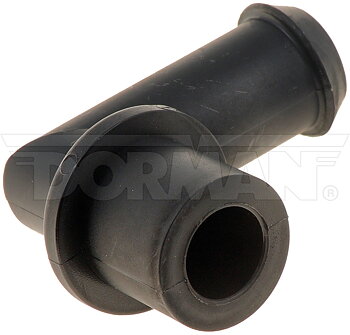 90° Vinkelstycke i plast för 19 mm. hål och 16 mm slang. Ford351.