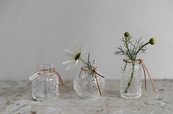 ERNST FORM Glasvaser mönstrade 3-pack