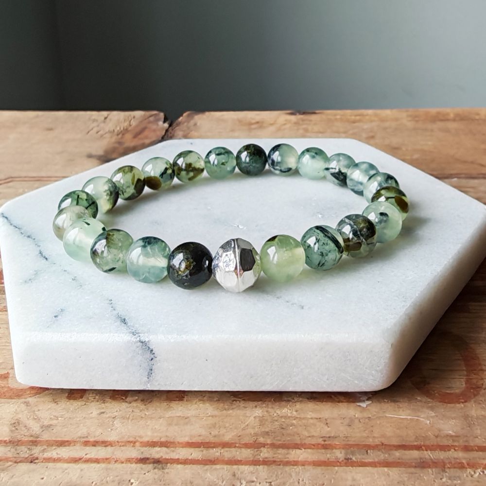 IAMLUND Salvia armband silver
