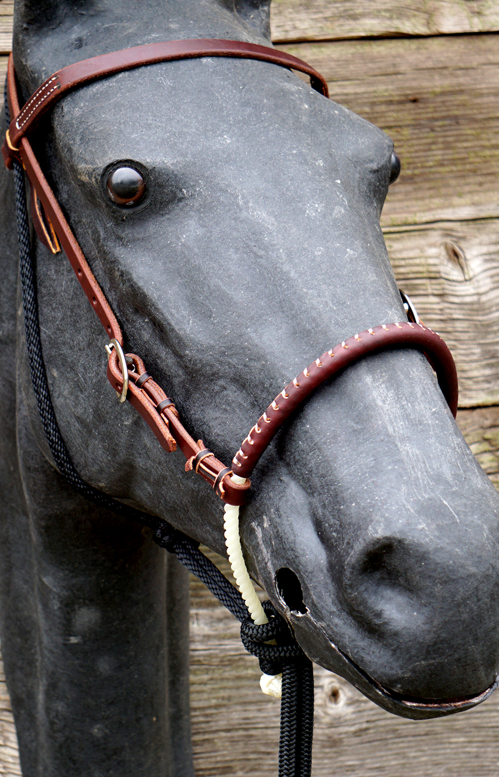 Professional's Choice® Ranch Jr. Horse Loping Hackamore (incl. reins) - 5