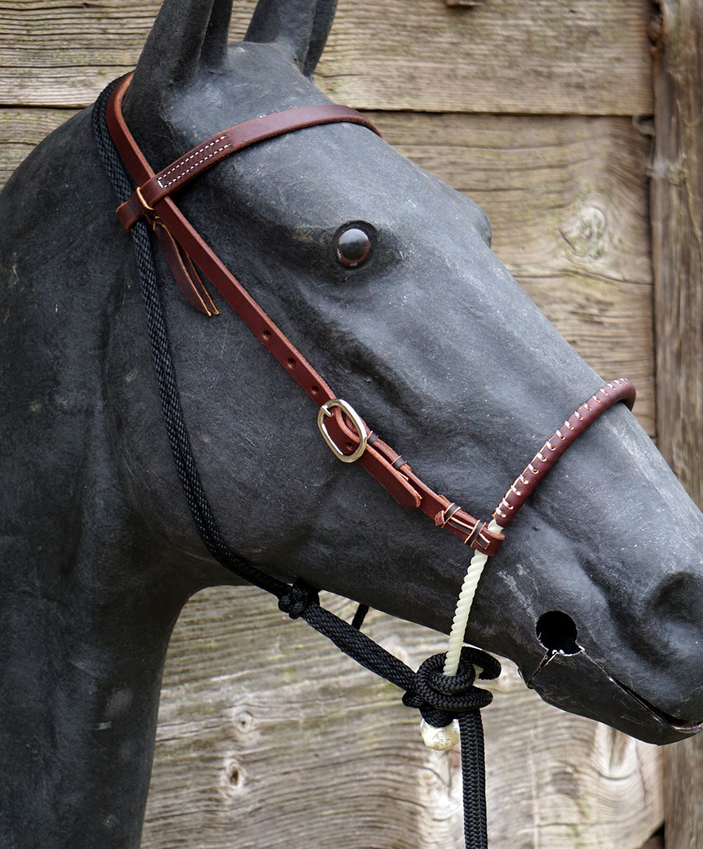 Professional's Choice® Ranch Jr. Horse Loping Hackamore (incl. reins) - 3