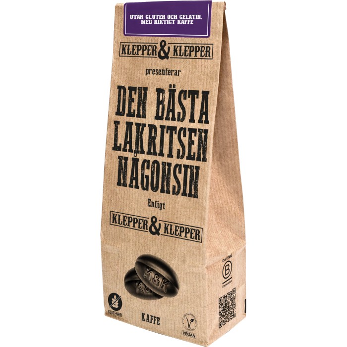 Klepper & Klepper Lakrits Kaffe, 200 g