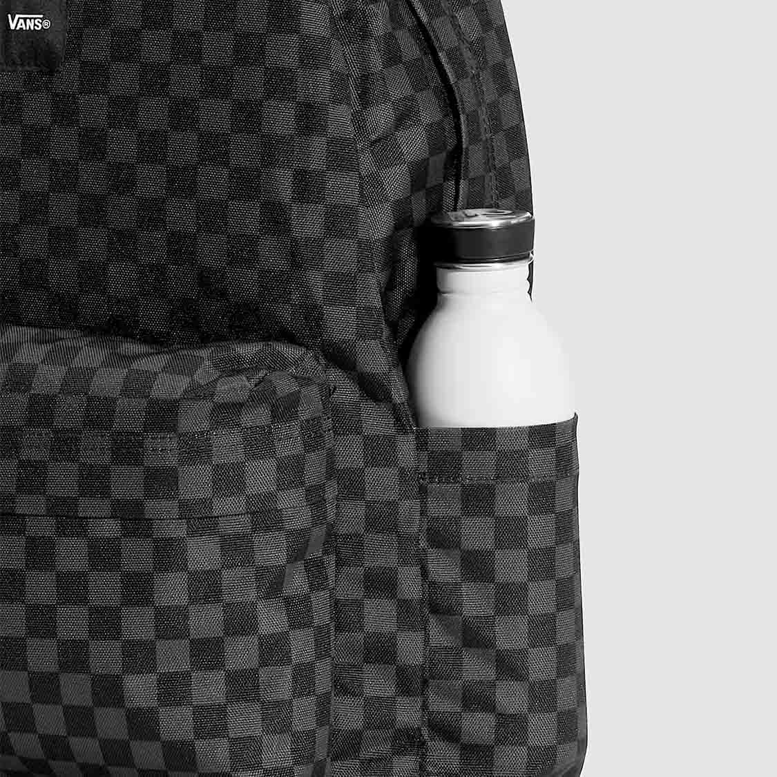 Vans - Old Skool Check Backpack Grey/Black - 4