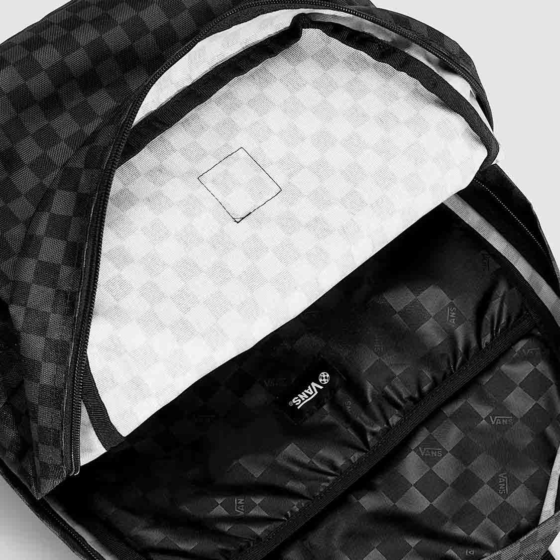Vans - Old Skool Check Backpack Grey/Black - 6