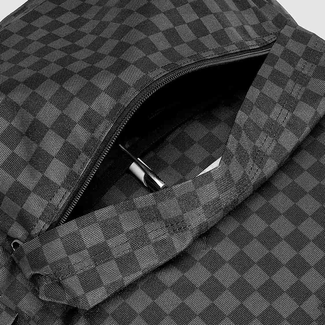 Vans - Old Skool Check Backpack Grey/Black - 7