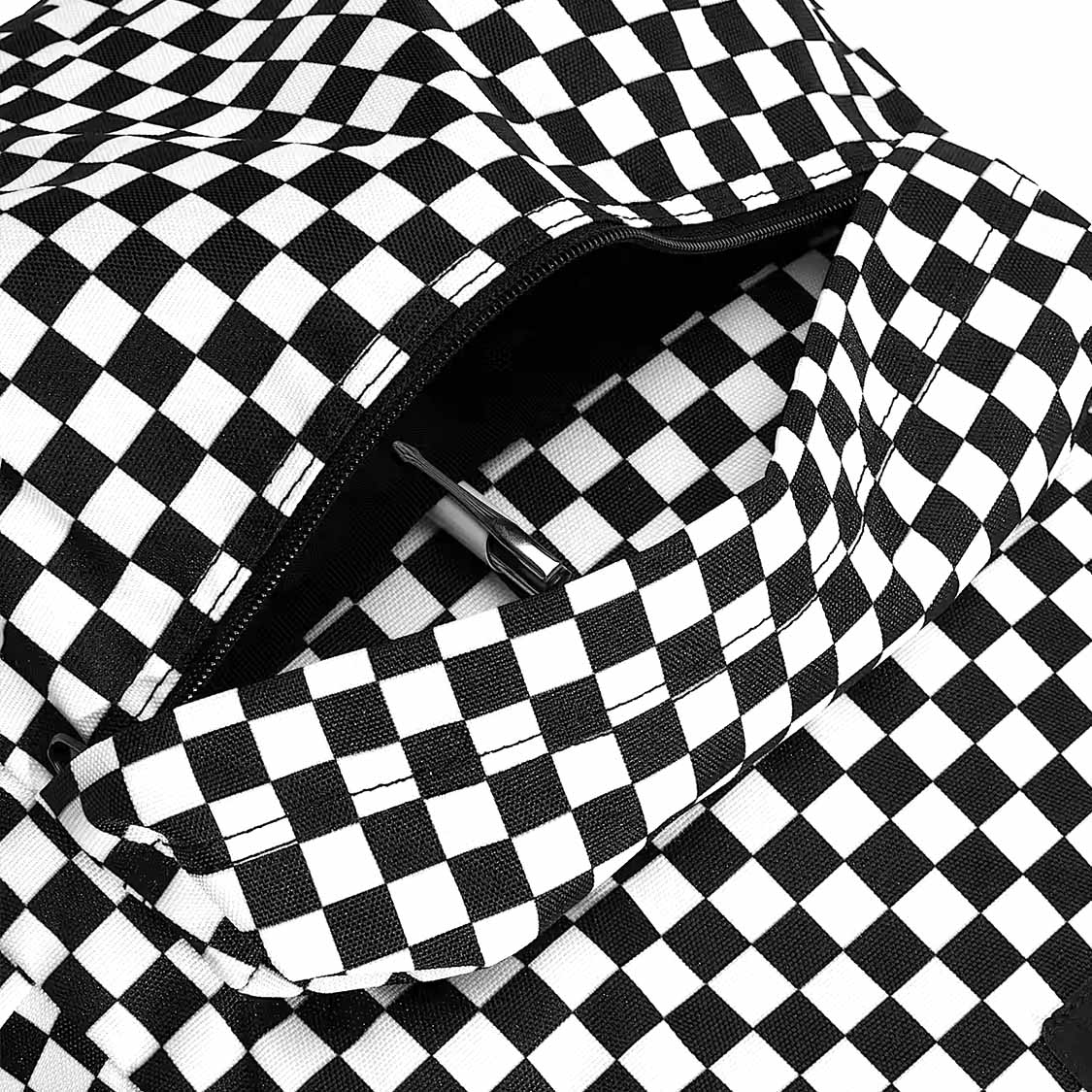 Vans - Old Skool Check Backpack White/Black - 7