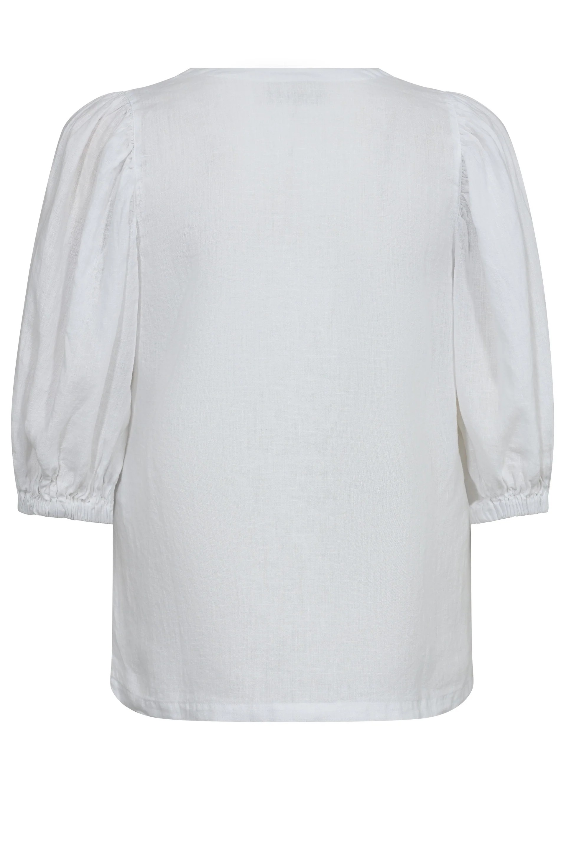 MMTaissa Linen Blouse - White - Mos Mosh - 5