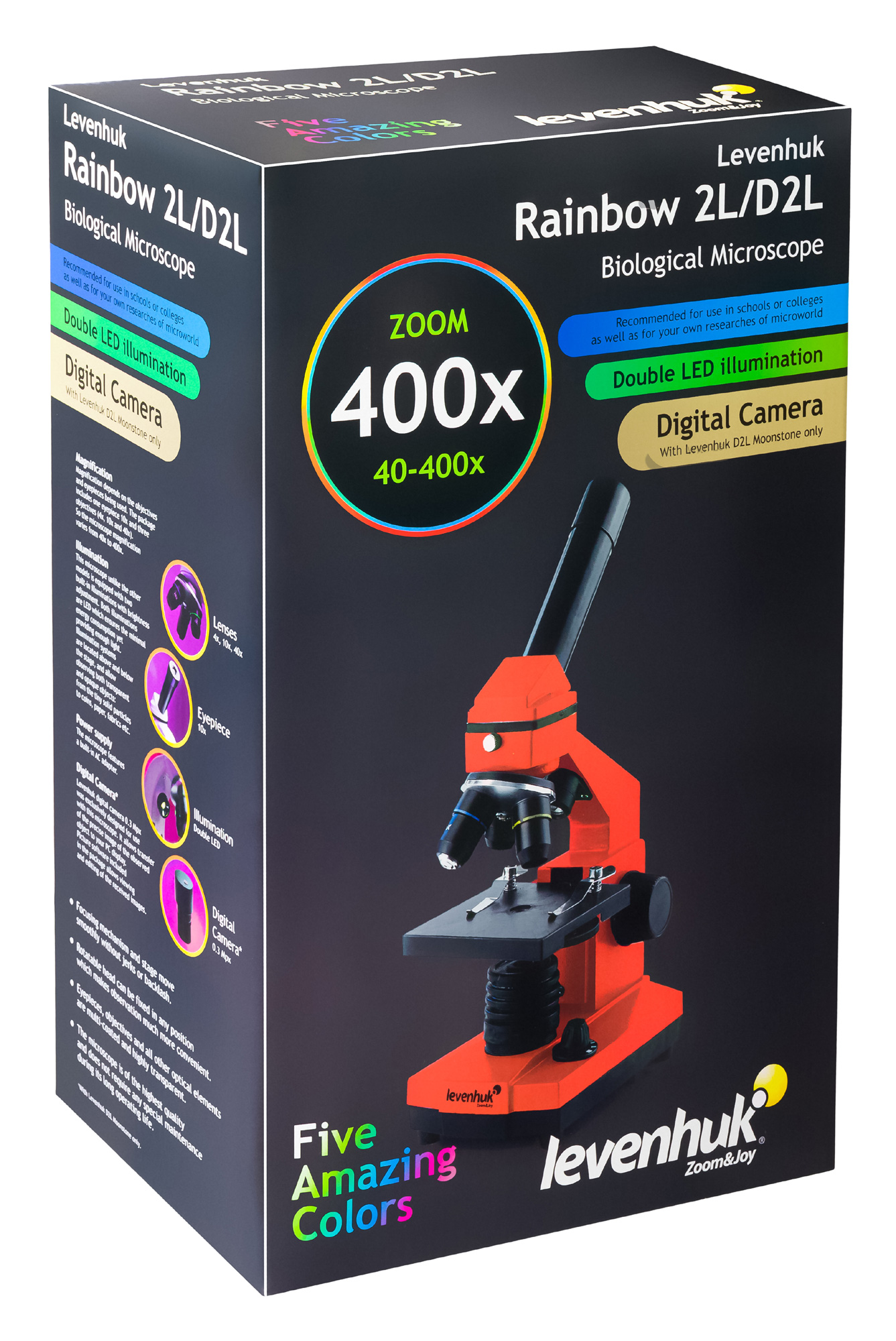 Mikroskop Levenhuk Rainbow 2L, 40 - 400  - 4