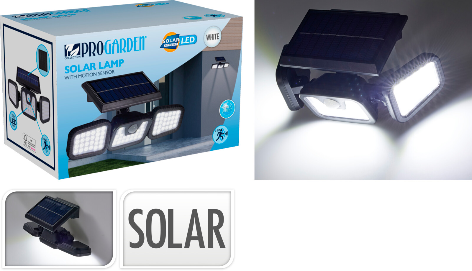 Lampa solpaneler