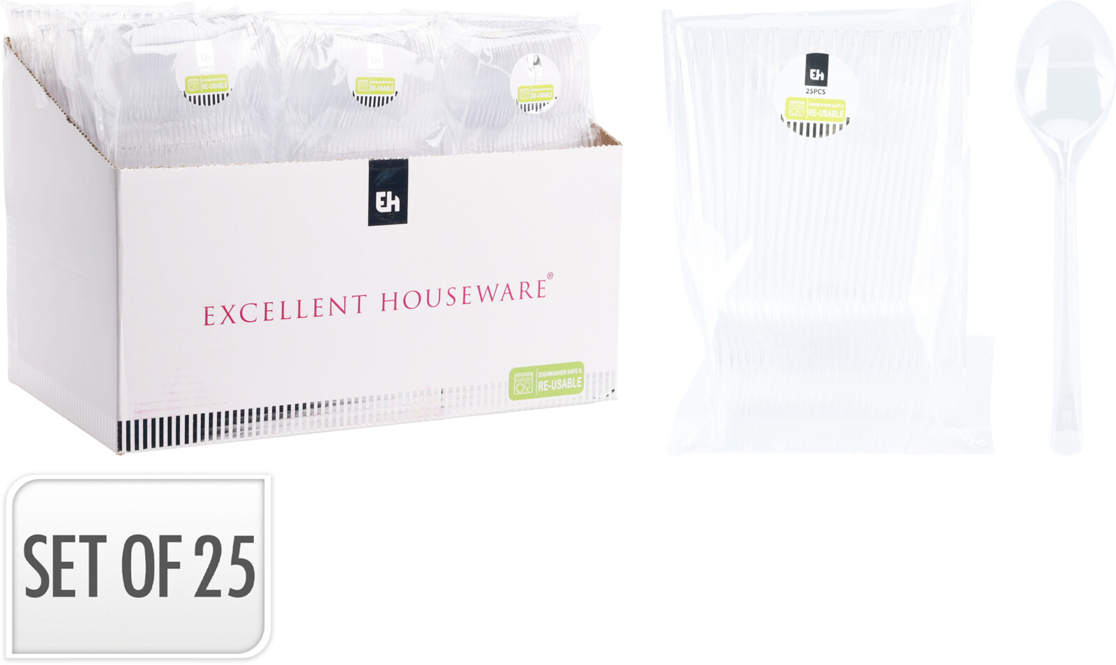 Plastskedar 25st