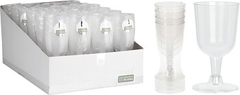 Plastvinglas 160ml 4st
