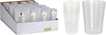 Plastglas 280ml 6st