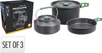 Kastrullset i aluminium