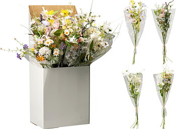 Konstblombukett