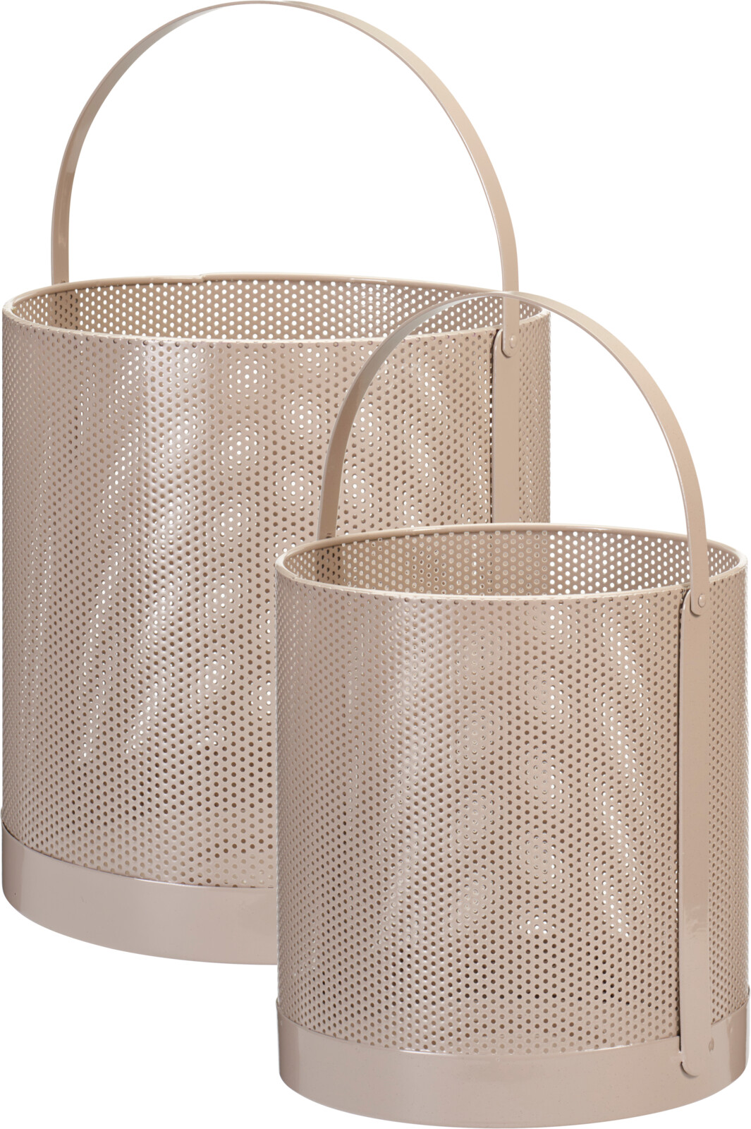 Lykta 2-pack sandfärgad