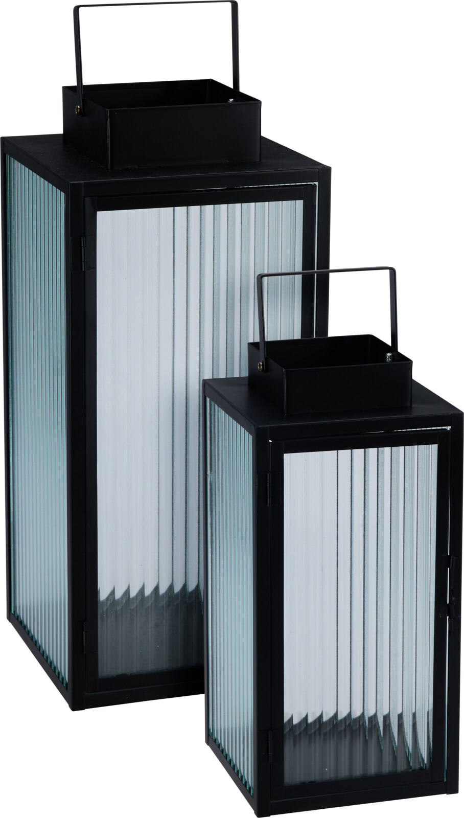 Lykta 2-pack svart