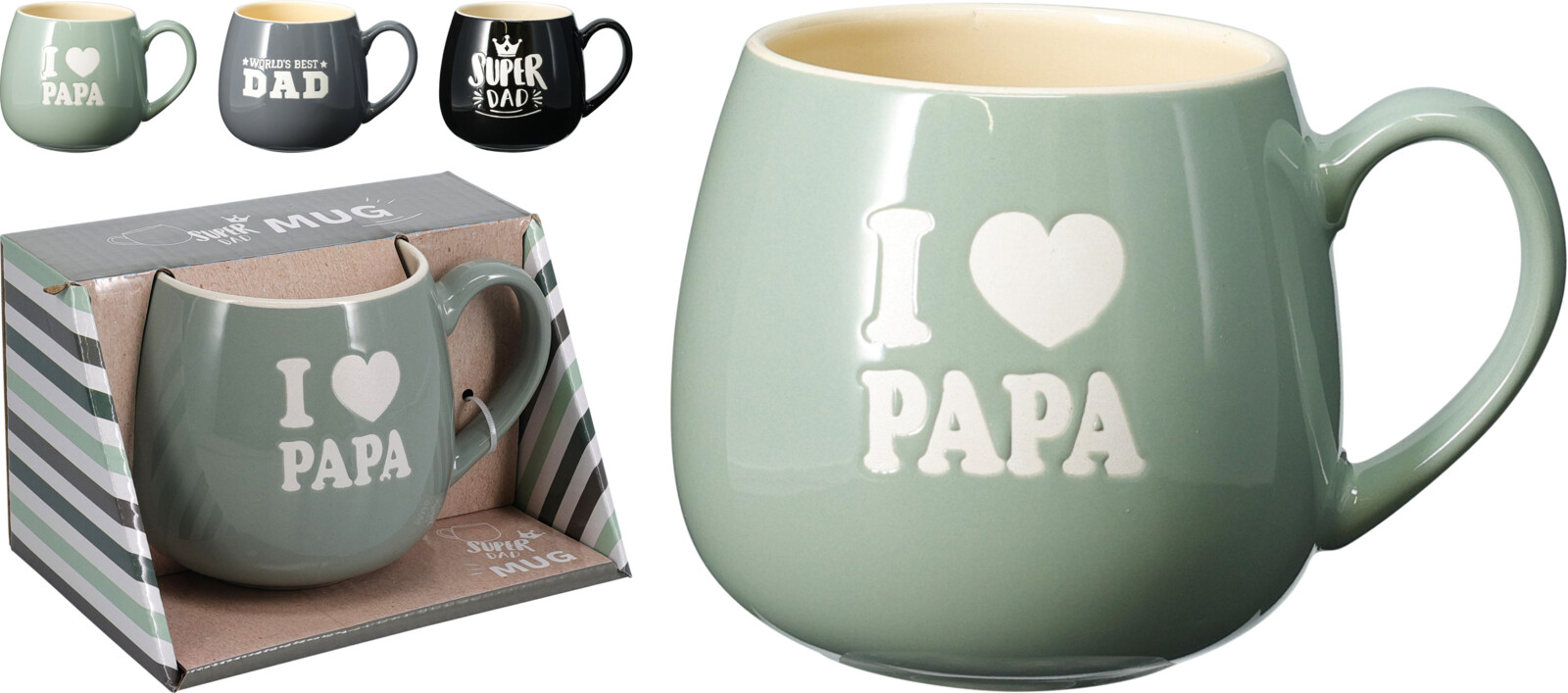 Mugg I hjärta Papa 440ml