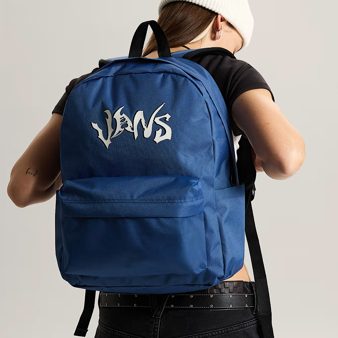 Vans - Old Skool Check Backpack Blue - 7