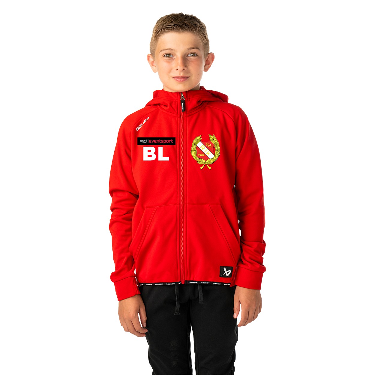 Bauer S26 BAUER TEAM FLEECE ZIP HOODIE Yth (Rönnäng)