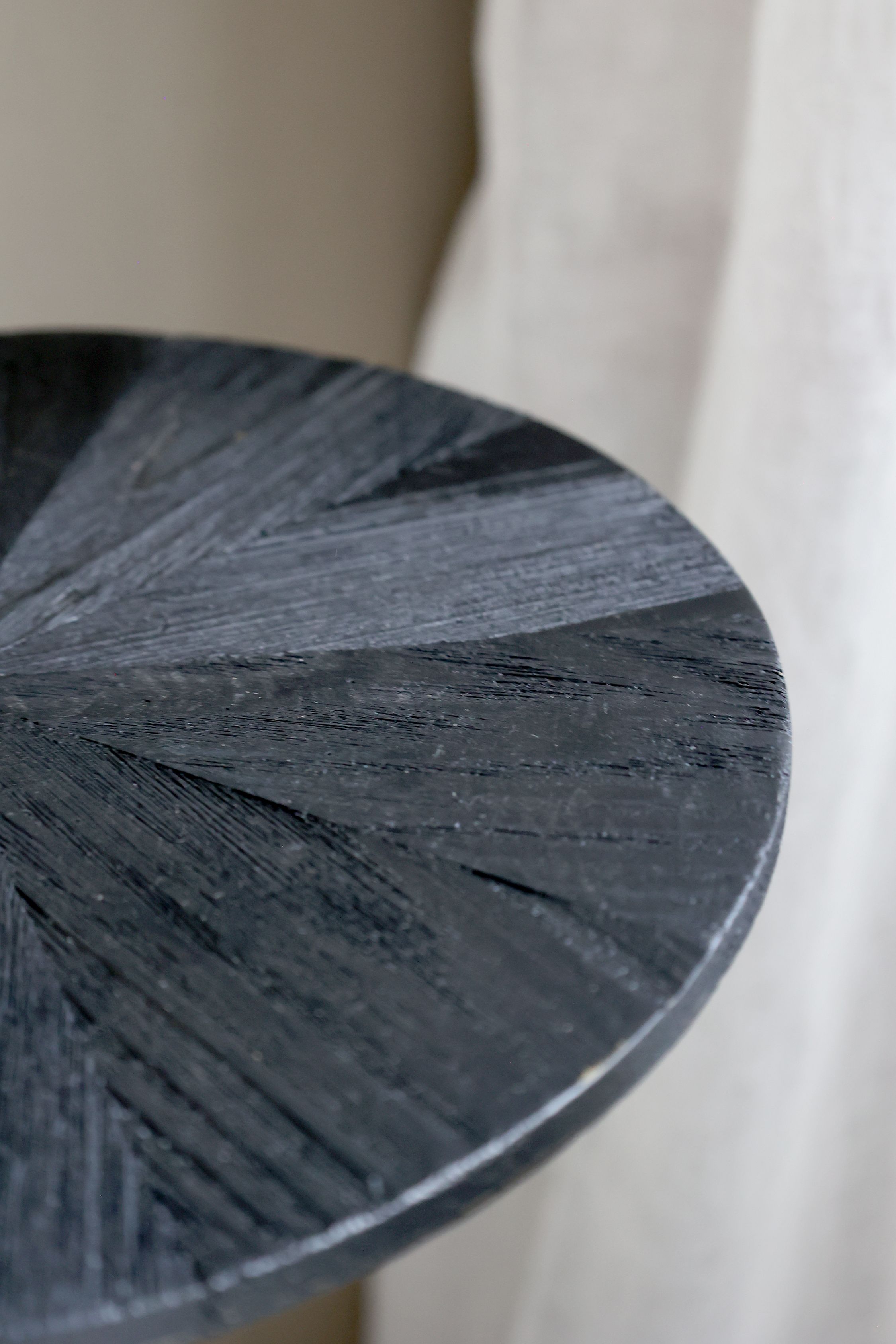 Väggbord / Hylla - Black wood - 3