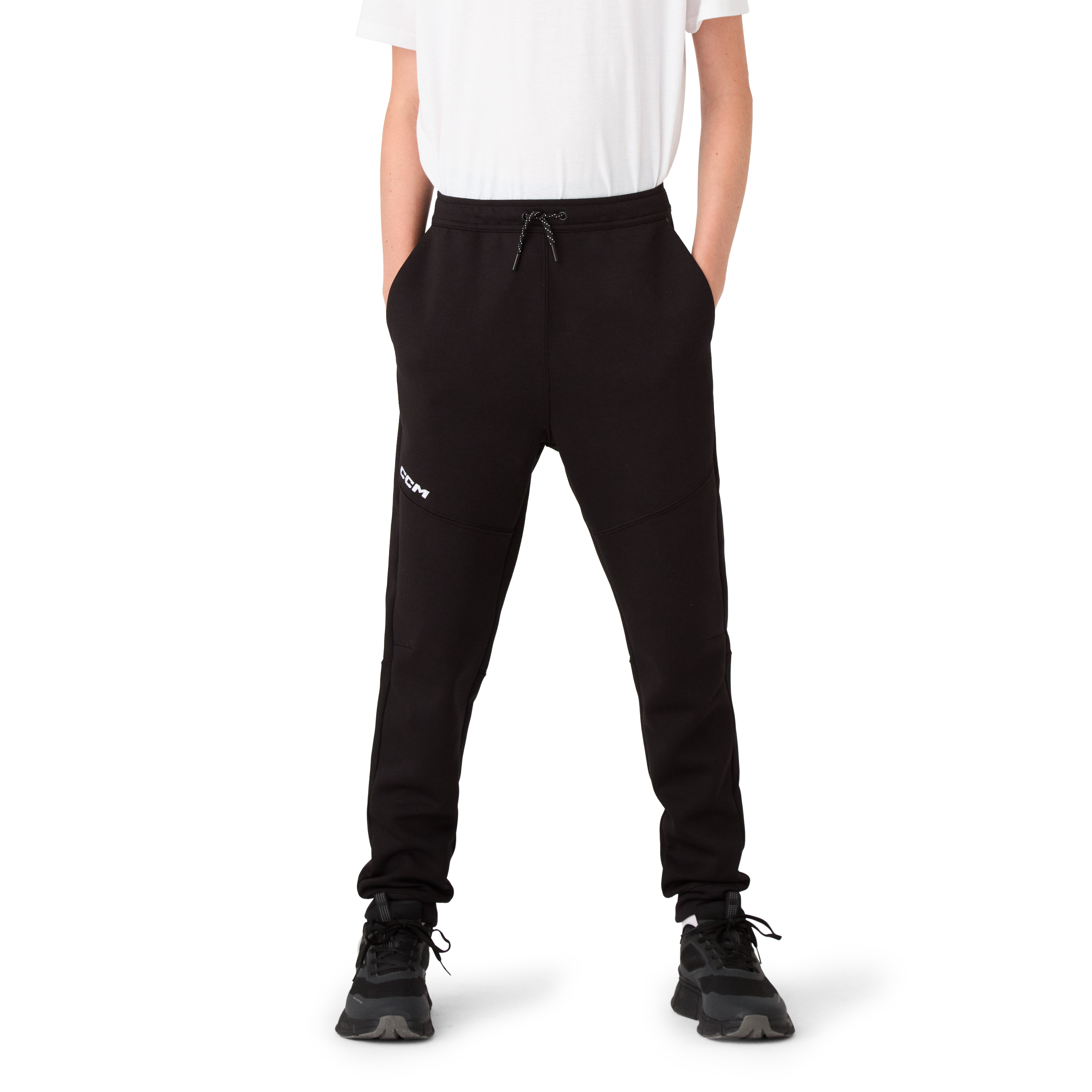 CCM Tech Fleece Cuffed Jogger Jr Collegebyxor (Gripen) - 4