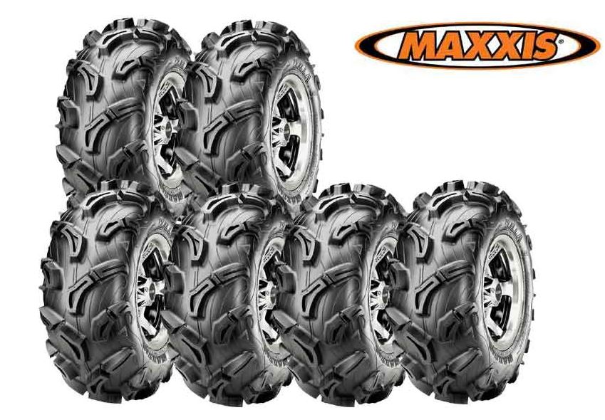 Maxxis Zilla 6x6 däckpaket – 2x 28x9-14 & 4x 28x11-14 för maximal framkomlighet