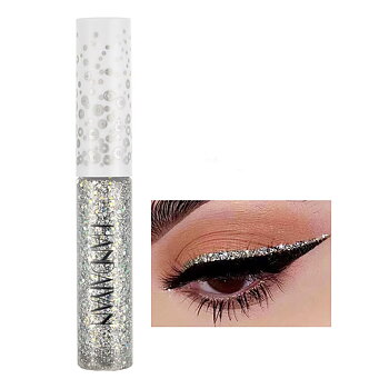 GLITTEREYELINER BIG FLAKES - silver
