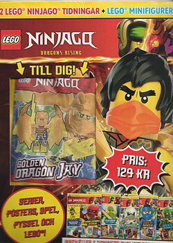 Superpack 2026 nr 2, Lego Ninjago med 2 tidningar + minifigurer!