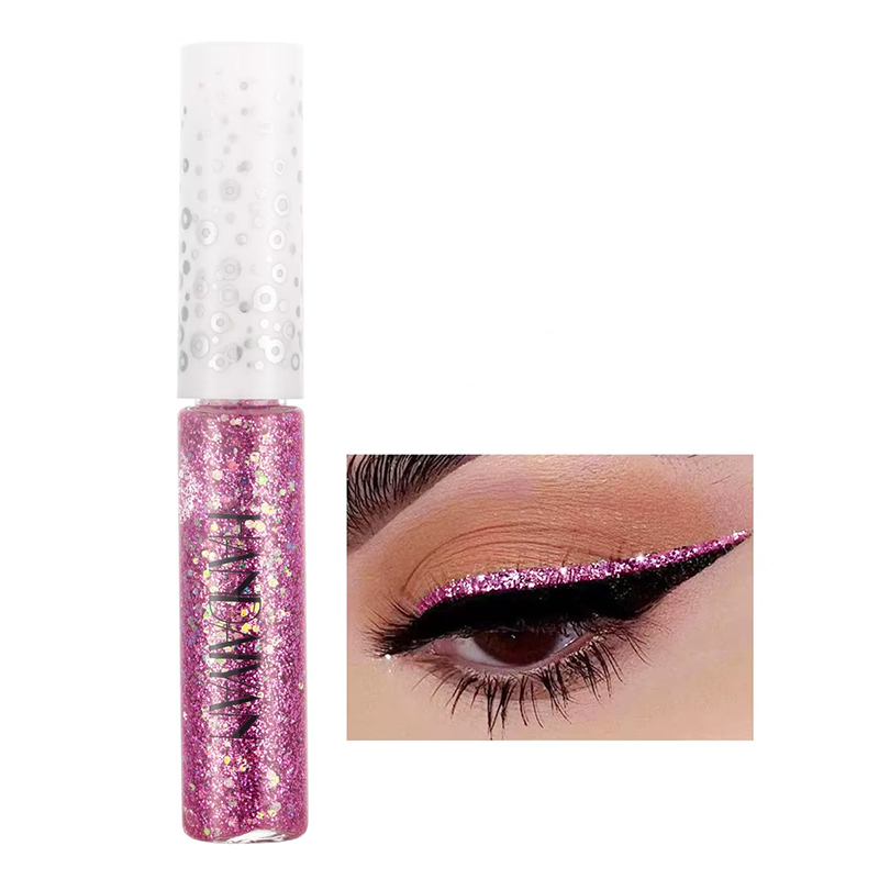 GLITTEREYELINER BIG FLAKES - rosa