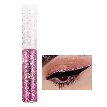 GLITTEREYELINER BIG FLAKES - rosa