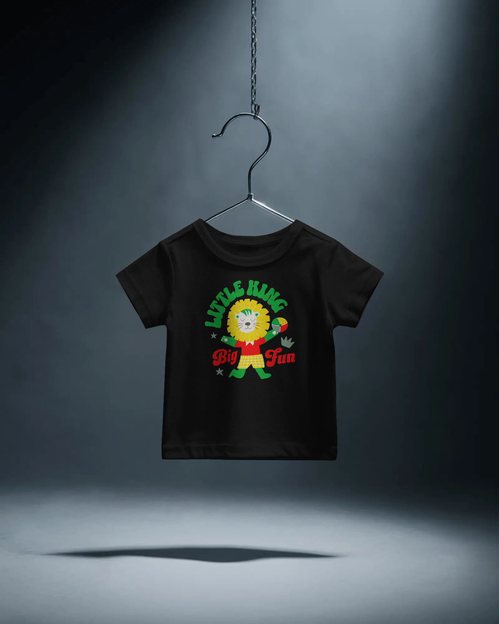 Little King Baby T-shirt Black