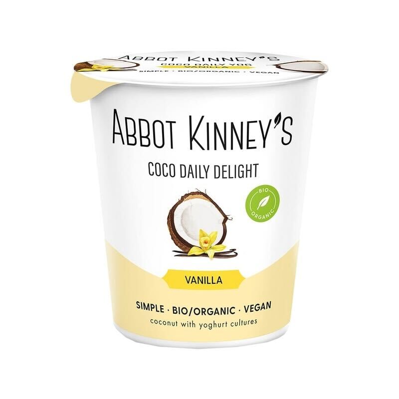 ekologisk kokosyoghurt delight vanilj abbot kinney 350g