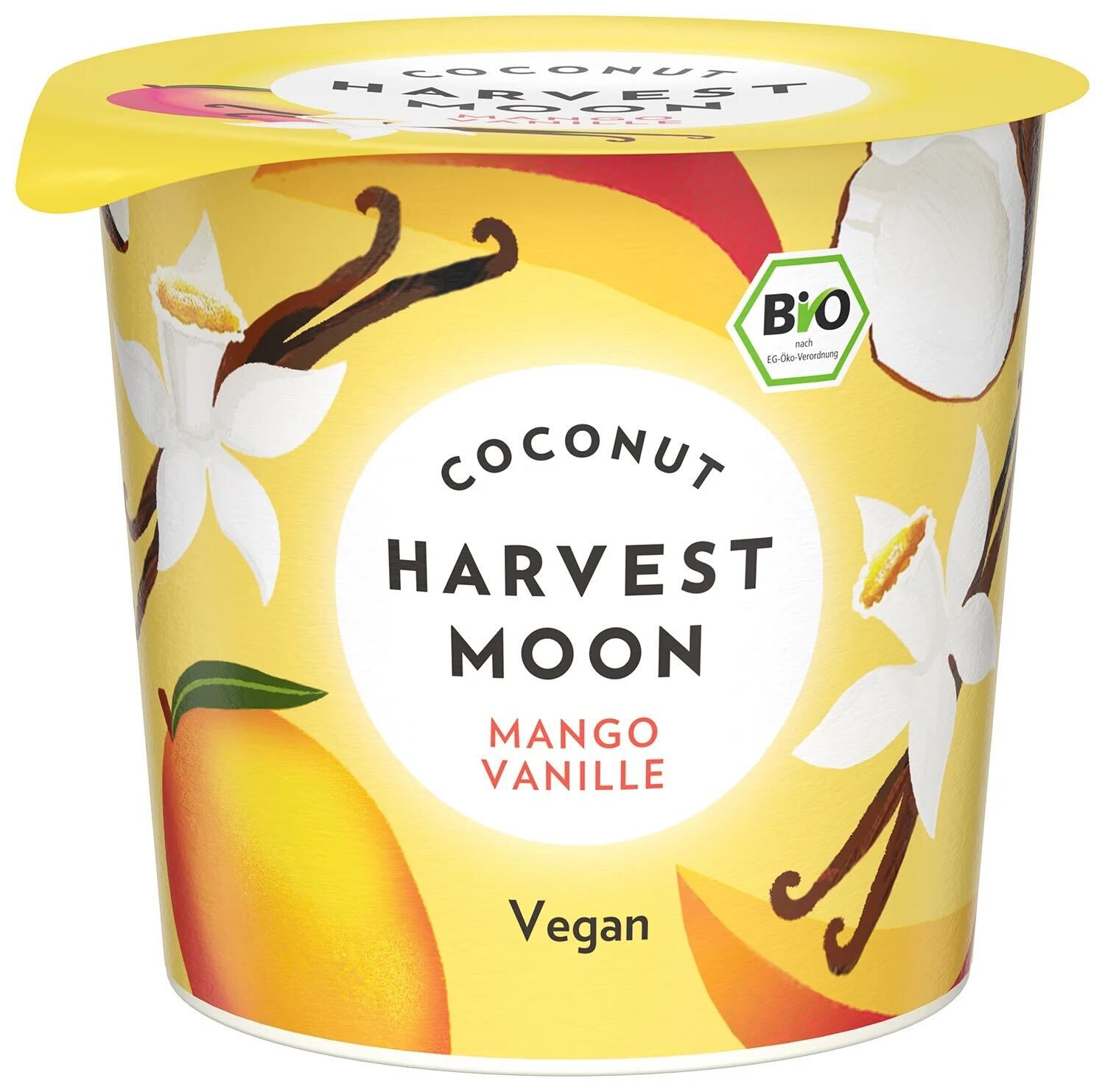 Ekologisk kokosyoghurt mango Harvest moon 275g
