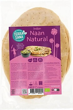 ekologiskt vegansk naanbröd terrasana 240g