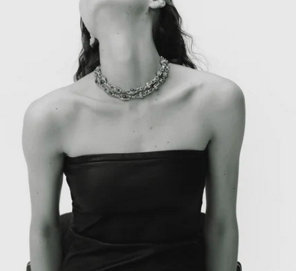 Amarante cabochons halsband - Ametist & Green Jasper