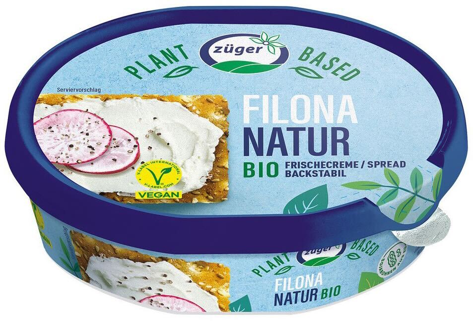 vegansk ekologisk färskost filona naturell 150g