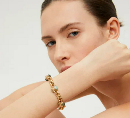 Amarante multi armabnd - Ametist  & Grön Jasper