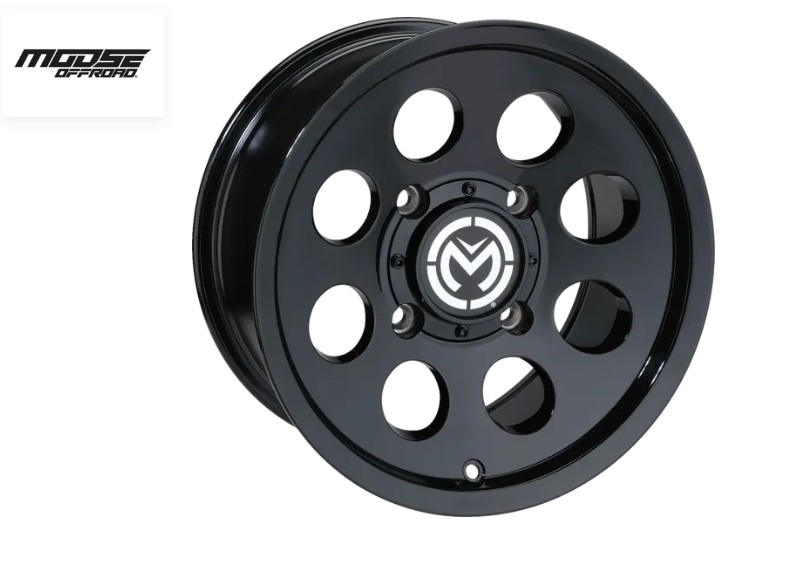 ATV fälg 12x7 svart  aluminium 4/110 Moose Offroad 26X - 2