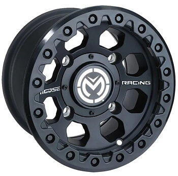 ATV fälg 12x7 svart  aluminium 4/110 Moose Offroad 23X