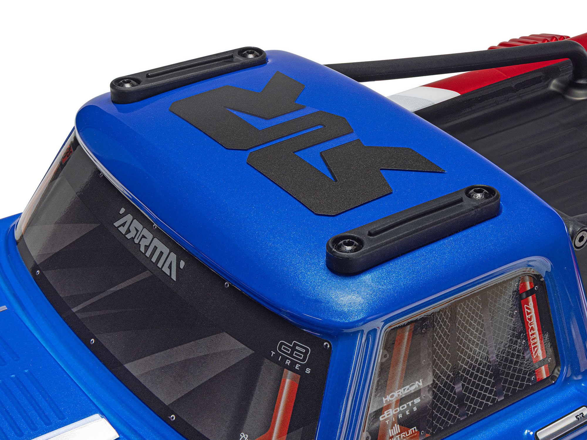 Arrma 1/8 INFRACTION 223S DSC 4X4 RTR Brushless All-Road Street Bash Truck, Blue/Red - 17