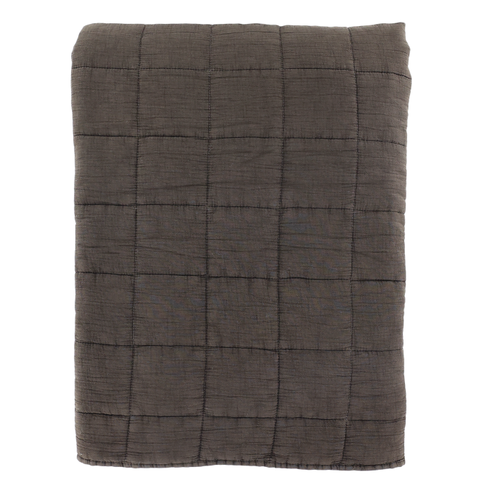 Pläd/Quilt Överkast - 240x240 Mocca - 2