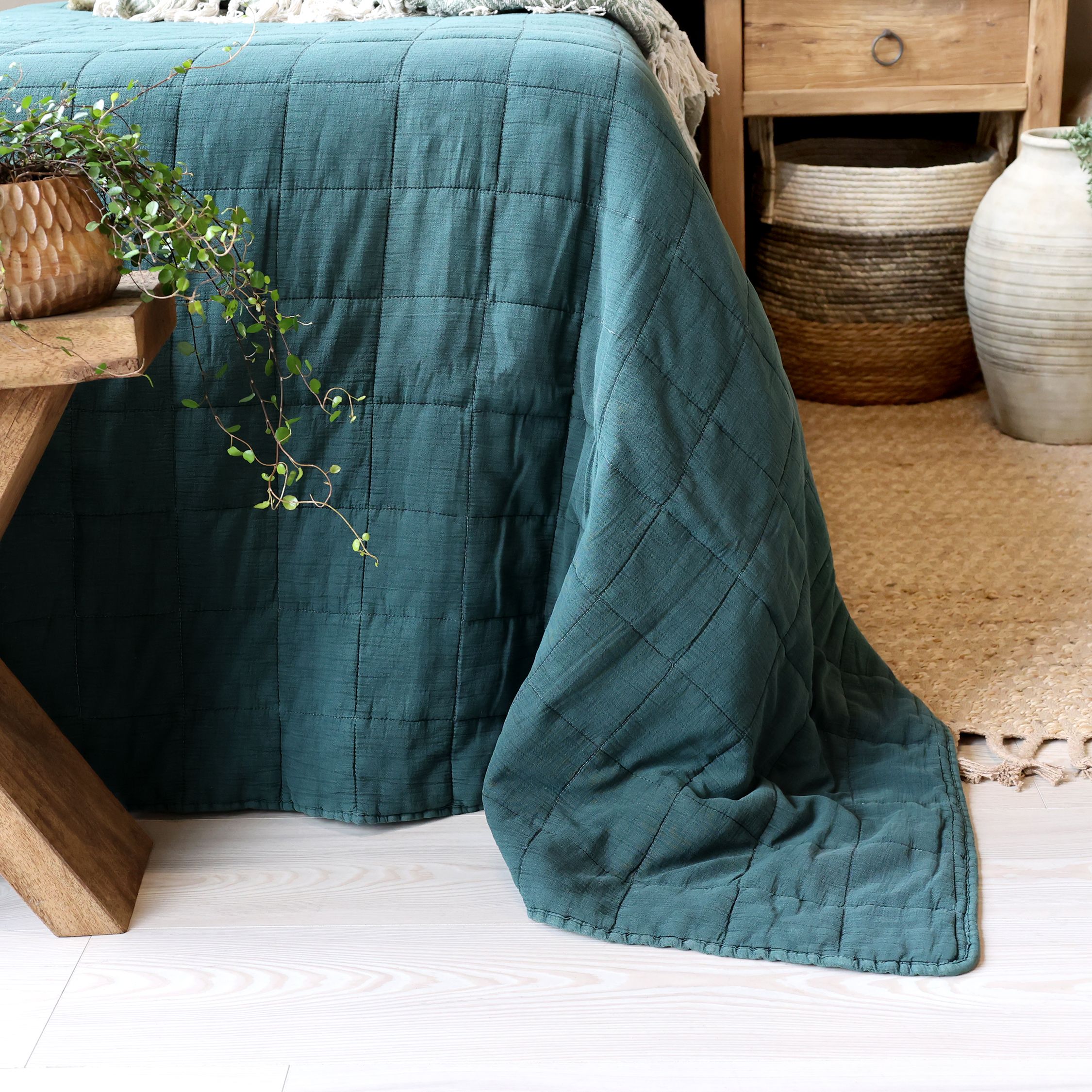 Pläd/Quilt Överkast - 240x240 Forest - 2