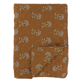Pläd/Quilt Överkast - 130x180 Terracotta Bloom