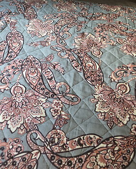 Pläd/Quilt Överkast - 130x180 Paisley