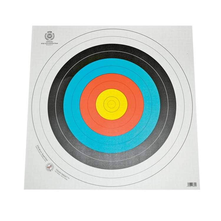 Target Face FITA Tapet - Tavlor 40x40cm 10-pack