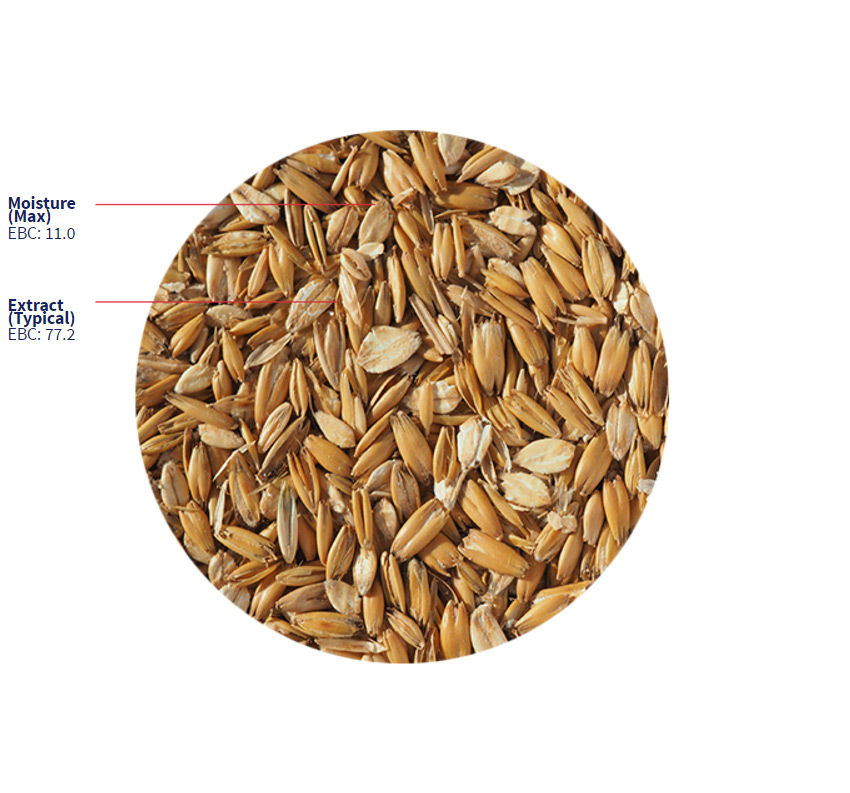Flaked Torrefied Oats Crisp, omältat havre, 250 g, REA - 2