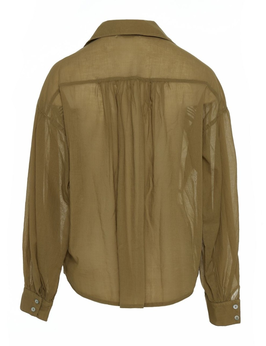 Blouse Voile - Khaki - Devotion Twins