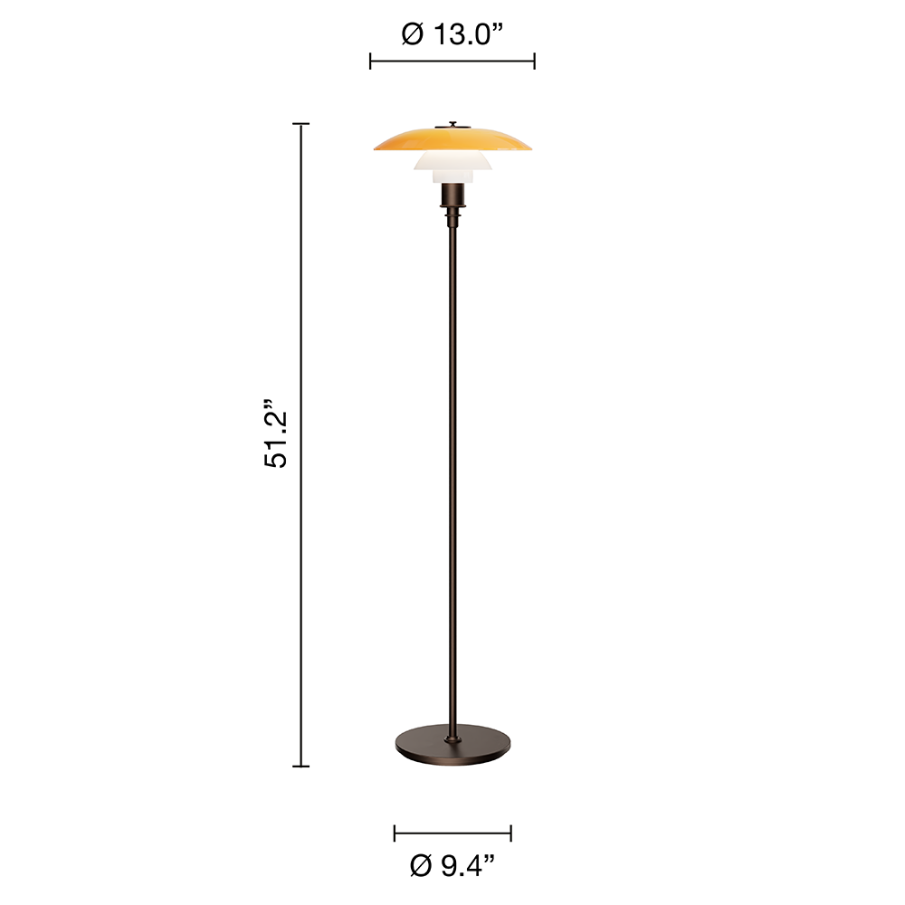 PH 3½ - 2½ Floor lamp Centenary Edition - Louis Poulsen - 5