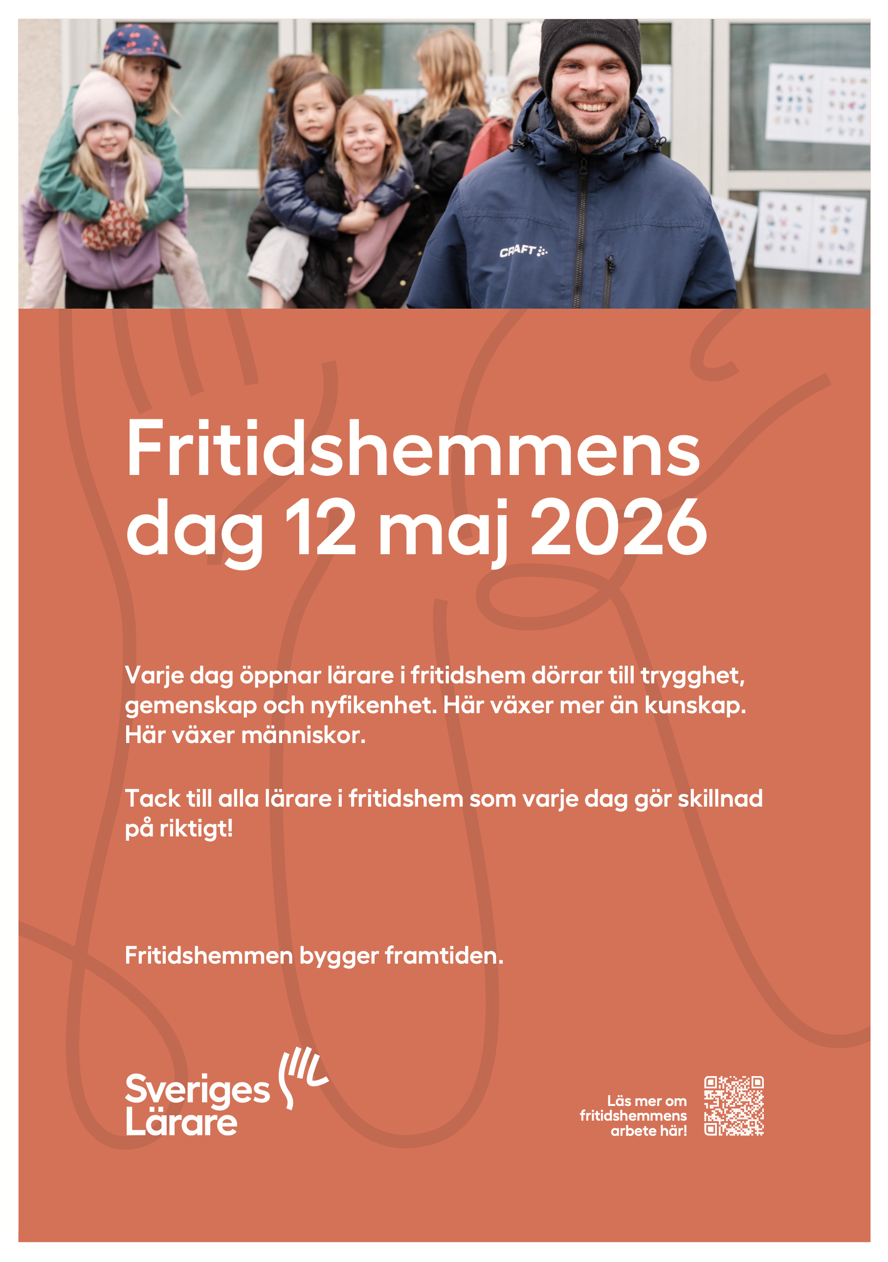 Fritidshemmens dag 12 maj 2026 – affisch A4