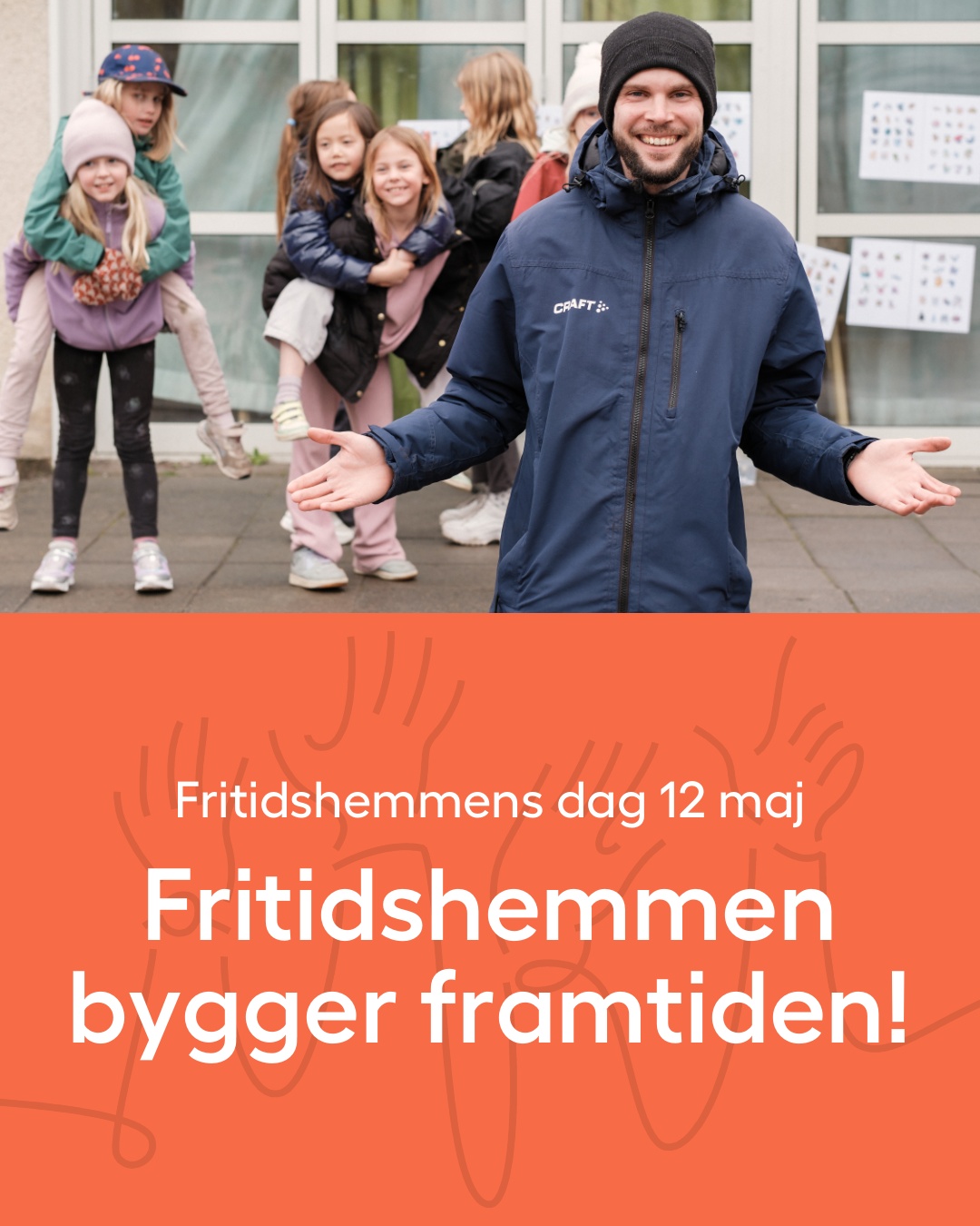Fritidshemmen bygger framtiden – delningsbild